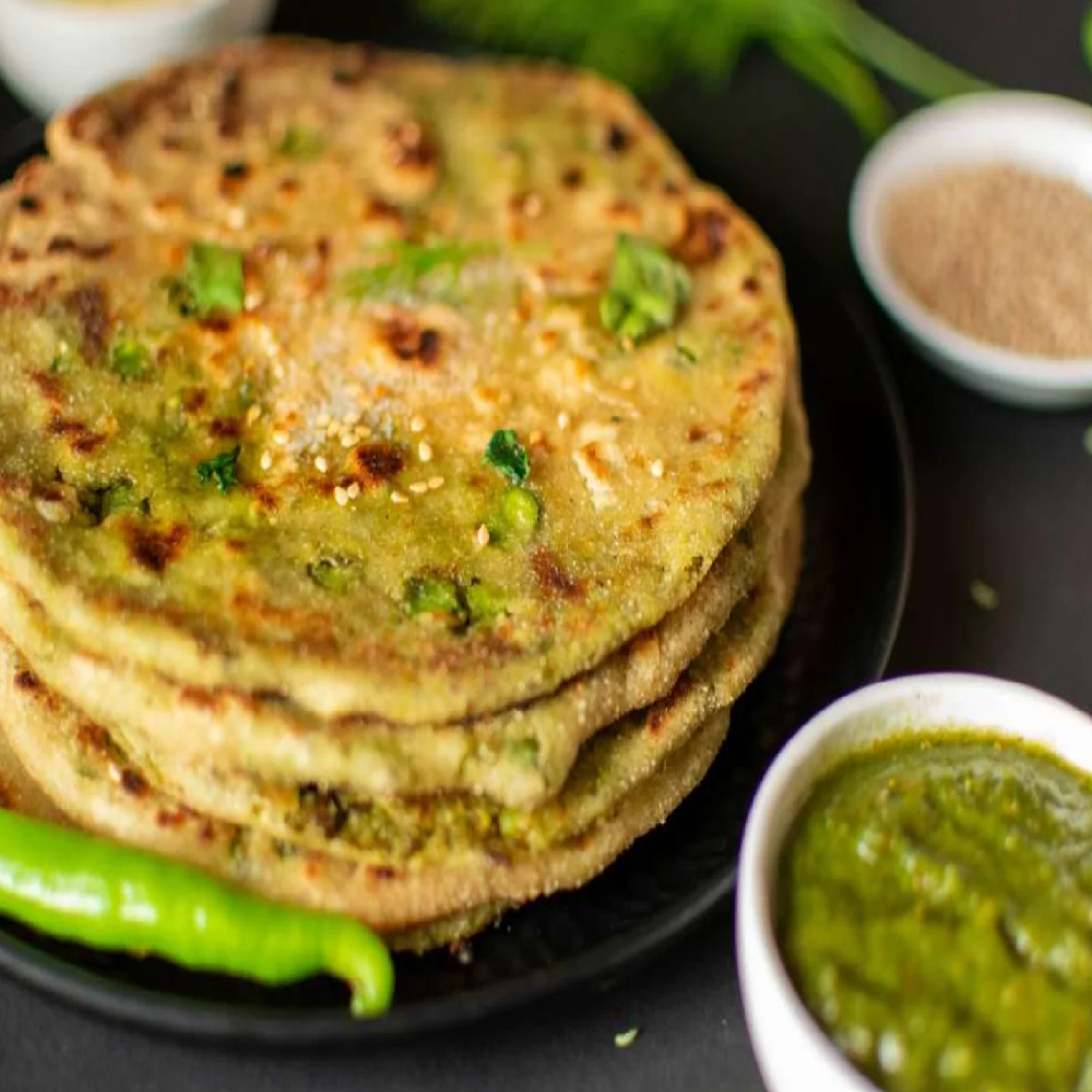 Panner onion paratha